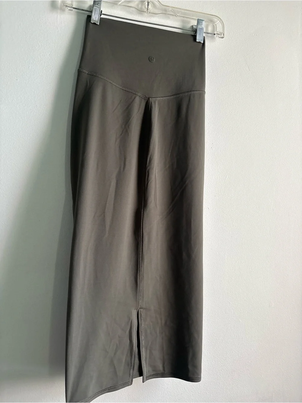 lululemon athletica Olive Gray Maxi Skirt
